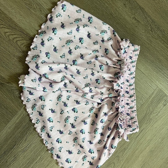 🍋 Floral Pink Shorts fll - Picture 5 of 9